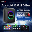 CarlinKit CarPlay Ai Box Android 13 SM6225 8 cores 8G+128G Smart Android TV Box Wireless CarPlay Android Auto Support 512GB TF