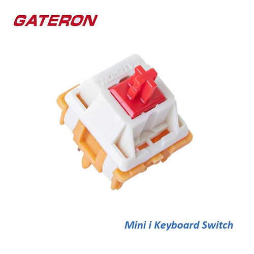 GATERON Mini i Schalter taktil 50g Betätigungskraft 5-Pin vorgeschmiert leichtgängig individuell anpassbar DIY Büro Gaming mechanische Tastatur