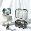 Men Women PVC Transparent Cosmetic Bag Clear Zipper Makeup Bags Organizer Travel Bath Wash Toiletry Storage Bags Make Up Case