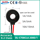 NJXS Mini Current Transformer Precision Coil CT 5A 10A 20A 30A 50A 100A 150A/ 50mA 100mA Micro Lead Wire Toroidal Transformer AC