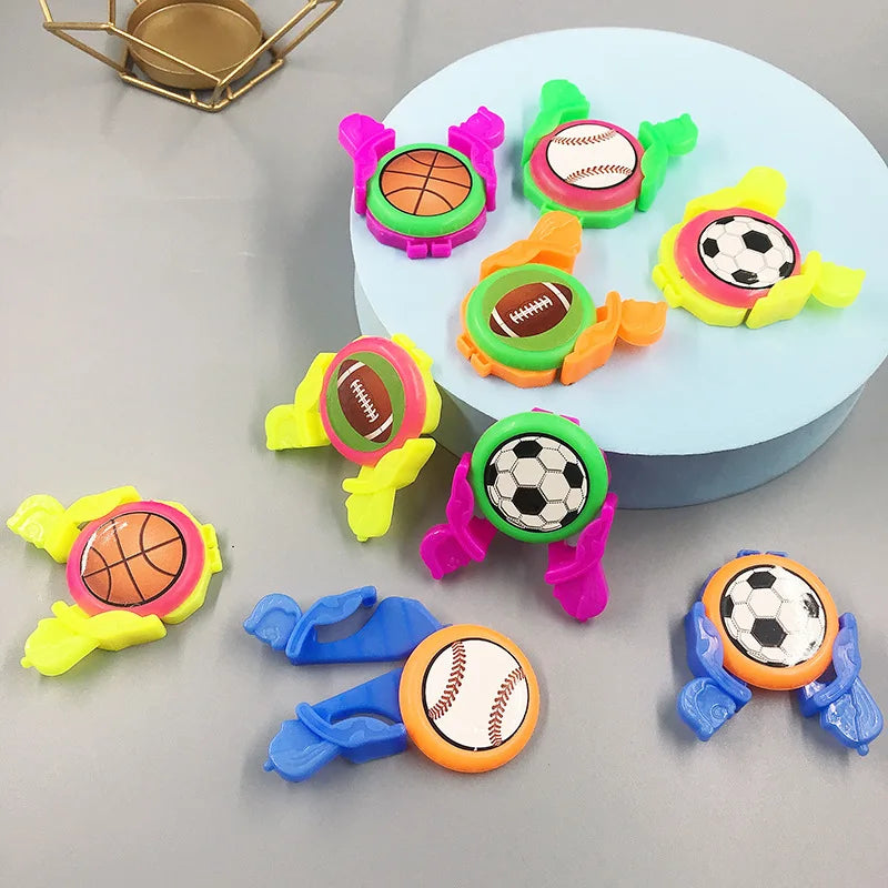 20Pcs Mini Football Basketball Launcher Shooting Game Outdoor Toys for Kids Birthday Party Favors Pinata Fillers School Rewards