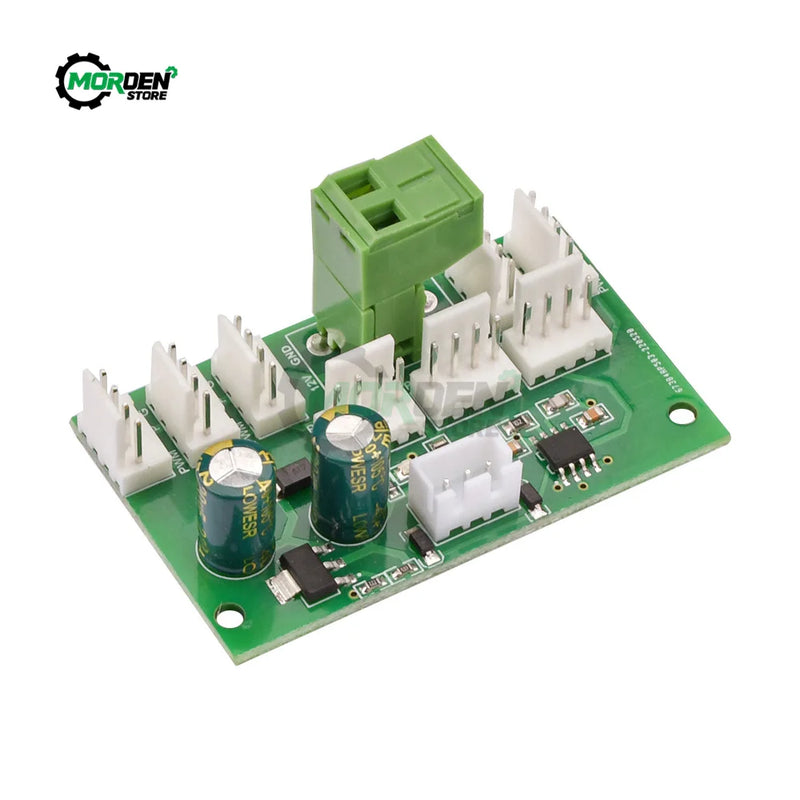 DC 12V 2510-4P 8Miner Fan Speed PWM Controller 8-Channel Hub High-Power Violent Fan Controller Fan Speed Governor Power Supply