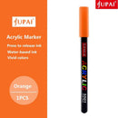 Jupai 1PCS Acrylic Marker Pens Plumones 24Color Painting Stationery Ceramic Glass Fabric Graffiti Waterproof Water-based
