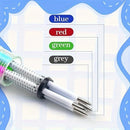 20/40pcs/Set, Cute Retractable Multicolor Ballpoint Pens, Medium Tip Resin Material Office Supplies, School Stationery