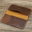 Best Genuine Leather Personalised Wallet for Men with Checkbook Holder Long Pure Leather Wallet for Men Custom Engraved