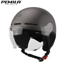 PEMILA Bicycle Helmet With Goggles Cycling Helmet Full Edge Wrapping Technology Bike Helmet Road MTB E-bike MTB Bicycle Helmet