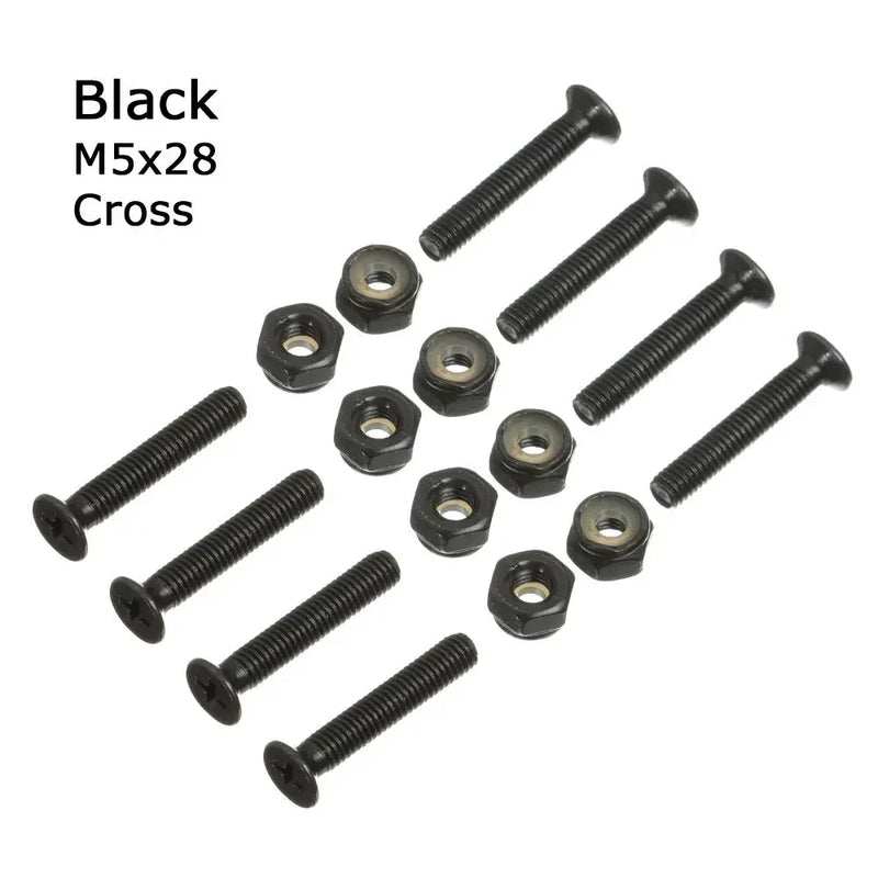 8 Sets M5 Skateboard Mounting Hardware Screws Bolts Skateboard Hardware Nuts Outdoor Longboard Parts Accessories High Quality