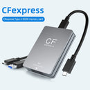 The Data Courier | 2-in-1 CFexpress Type B + SD Card Reader, USB 3.2 10Gbps
