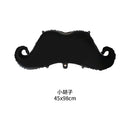 Best Dad Cup Aluminum Film Balloon Father's Day Party Decoration Blue Bowtie Beard Aluminum Foil Balloon