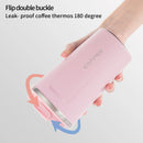 Stainless Steel Vacuum Insulated Travel Coffee Mug, Led Temperature Display Insulated Tumbler, Leak Proof with Lid 510ML