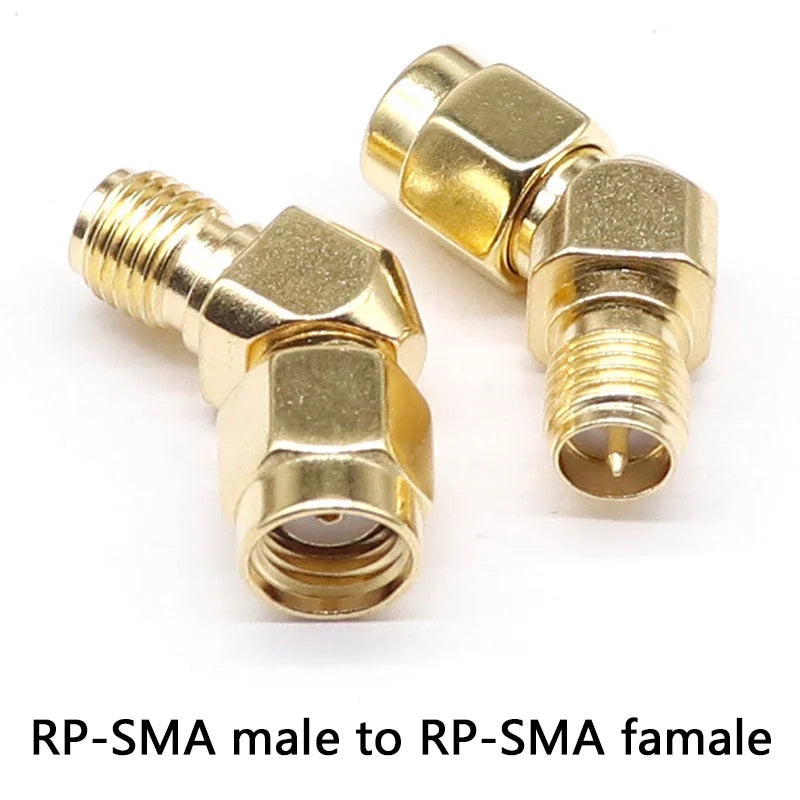 WIFI image transmission FPV adapter SMA revolution SMA female elbow 135 degree 45 degree bevel SMA-JKW pure copper