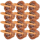 Hanabass Mini Woven Basket Miniature Flower Basket Dollhouse Miniature Flower Basket Small Easter Candy Gift Basket Party Favors