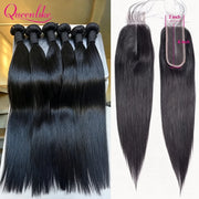 The Second Skin | 12A Brazilian Raw Hair Bundle Set with 2x6 HD Lace Closure
