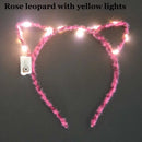 Children Kids Girls Light Up Tutu Led Skirt Glow Wreath Headband Party Birthday Luminous Costumes Christmas Halloween Festival