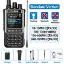 BinTolk BT8200 Walkie Talkie Long Range 10W Tri Power Full Band Wireless Bluetooth Phone Programming Noise Reduction Ham Radio