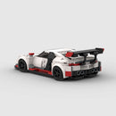 MOC R8 Technisches F1 Modell Rennwagen Bausteine Stadtfahrzeug Ziegel Sets Speed Champions Rennsport F1 Superrennen Kinder Geschenk Spielzeug