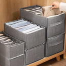 1 Stk. Hosen Aufbewahrungsbox, Jeans-Teiler-Aufbewahrungsbox, Kleiderschrank 9-Fächer-Aufbewahrungskorb