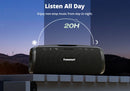 Tronsmart Mirtune S100 Bluetooth Speaker Powerful Speaker with 50W, IPX7 Waterproof, Retractable Handle, Built-in Powerbank