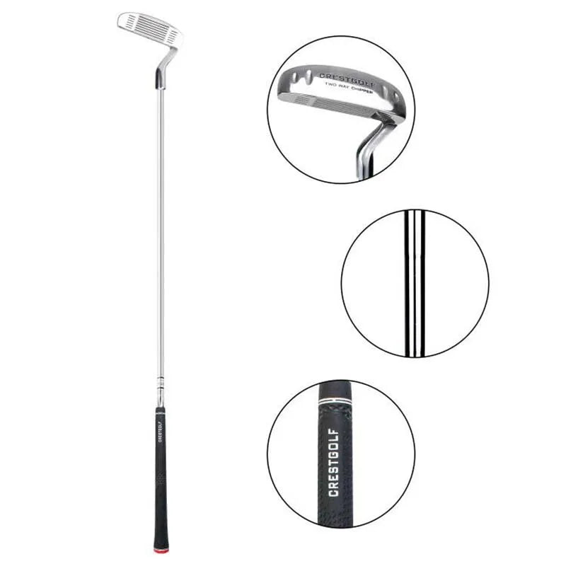 CRESTGOLF Two-Way Golf Putter 35.5" Length Golf Clubs Chipper for Right or Left Handed Golfers Use