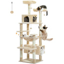 The Savannah | Multi-Level Cat Tree Tower with Scratching Posts & Condo