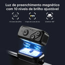 Hohem iSteady XE Kit Smartphone Gimbal 3-Achsen Handheld Stabilisator Handy Selfie Stick Stativ mit magnetischem Fülllicht Videoaufnahme