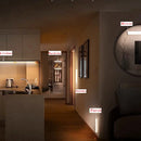 Motion Sensor Light Wireless LED Night Light Type C Rechargeable Lamp Cabinet Wardrobe Lamp Staircase Backlight For Kitchen LED