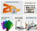 ANYCUBIC Kobra 4/Kobra 4 Combo 600mm/s Fast Printing 3D Printer Up to 8 Colors ACE 2 Pro Filament Drying APP Control 3D Printer