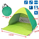 Hot Sale Quick Automatic Beach Tent Outdoor Beach Shade Sun Shelter Tent UPF50+ Portable Beach Canopy For Camping Fishing