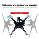 Universal Retractable TV Mounts Wall Mount Bracket LCD Monitor TV Stand Expansion Bracket Metal Flexible Arm Television Holder