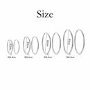 New 925 Sterling Silver 3MM Thick 3/4/5/6CM Hoops Earrings For Women Luxury Quality Jewelry Accessories 2023 Trend Free Shipping