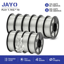 JAYO PLA PLUS Transparente 3D Printer Filament 1.75mm 1.1KG/Rolls 3D Printing Materials for 100% No Bubble &FDM 3D Pen DIY Gift