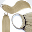 Synthetische Pferdeschwanz-Extensions Haargummi Geflochtener Pferdeschwanz Haarteil 24 Zoll Schwarz Blond Braun Frisur für Damen