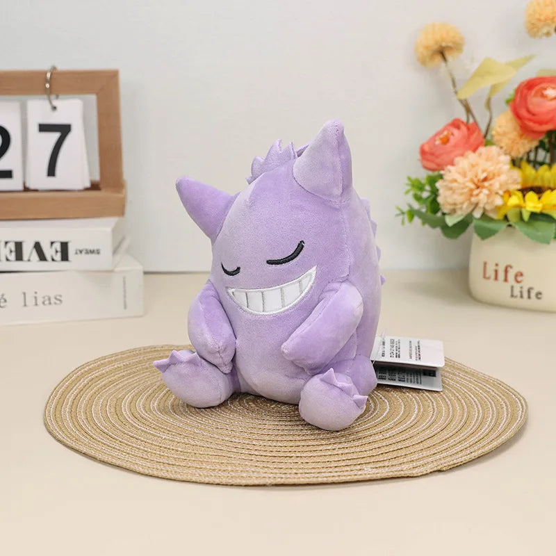 Cute Sleeping Pokemon Plush Toy Gengar Sprigatito Charizard Pachirisu Soft Cartoon Animals Stuffed Doll Gifts