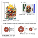 4184PCS Creative Hong Kong City Building Blocks Chinese Style Street View Architecture Assemble Bricks Toys Gift For Adult Kids