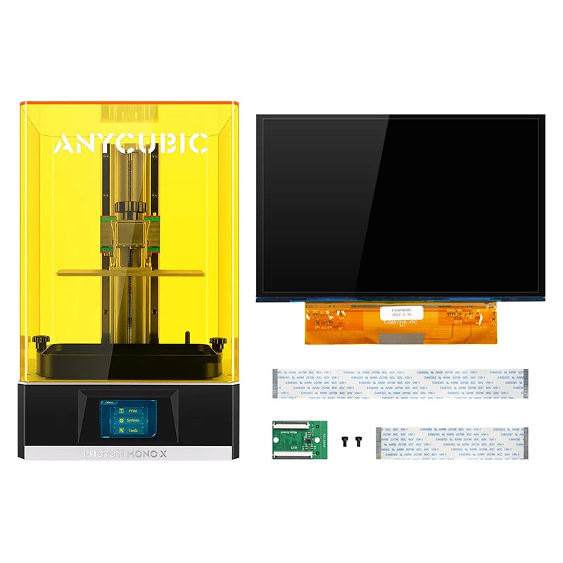 PJ089Y2V5 8.9inch Monochrome Mono LCD Screen with Free Protect Film 4K 3840*2400 For Anycubic PHOTON MONO X SLA Printer