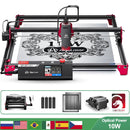 Algolaser Powerful Woodworking Laser Cutter Engraver Table 40*43cm Metal/Wood/Acrylic/Glass CNC Laser Cutting Engraving Machine