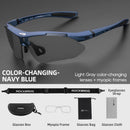 The Chroma Shift | ROCKBROS Photochromic Cycling Glasses with Adaptive Tint Technology