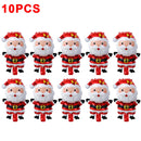 15/1Pcs Christmas Foil Balloons Santa Claus Xmas Tree Aluminum Balloons New Year Kids Gifts Toys Xmas Birthday Party Decorations