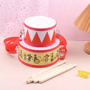 Drum Wood Kids Early Educational Musical Instrument For Children Baby Toys Beat Instrument Hand Drum Toys