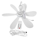 The Zephyr | USB-Powered Modular Ceiling Fan with 6 Detachable Blades
