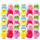 36Pcs Easter Chick, Small Soft Chick Novelty Chick Toys Plush Stuffed Animal for Party Favor, DIY Easter Bonnet Decorations