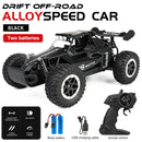 New RC Car 1:16 2WD with LED Light 2.4G 20KM/H High Speed Off-Road Climbing Remote Control Car Toy Gifts for Boys Girls Kids