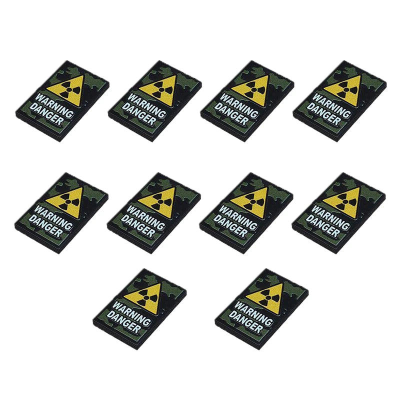 MOC City Building Blocks Character Accessories Mini Brick Audio Computer Brick Control Center Radar Keyboard Pattern Toy K037