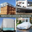 Tarpaulin Waterproof Fabric Tarpaulin 180 g/m² PE Tarpaulin UV Resistant Weatherproof for Garden Furniture Pool Wood Car Boat