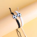 12 Bracelets Explosive Hot Sale Sports Braided Hand Rope Couple Soccer Bracelets