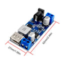 DC-DC 24V/12V To 5V 5A Step-down Charging Module USB Buck Step Down Converter Module Step-down Power Supply Module for Phone