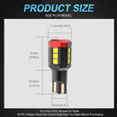 2x W16W T15 LED Lampen Canbus OBC Fehlerfrei 3030 LED Rückfahrlicht 921 912 W16W LED Lampen Auto Rückfahrscheinwerfer Weiß Rot Amber LINSE