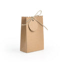 10/20pcs Retro Kraft Paper Bag With Hemp Rope Wedding Birthday Favor for guest Gift Packaging Bag Candy Box Christmas party