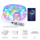 WS2812B Bluetooth USB Music Dream Color Light 5V RGBIC LED String 5/10/20m Christmas Birthday Party Garland Decor Fairy Lights