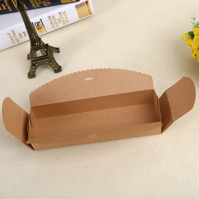20Pcs/Lots Kraft Paper Gift Boxes DIY Handmade Candy Chocolate Packing Boxes Wedding Cake Case Christmas Gift Wrapping